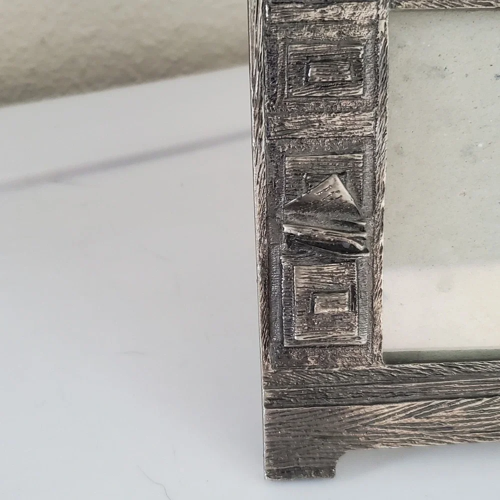 FIGI Graphics 2001 Vintage Office Desk Metal Picture Frame Typewriter 3.5x5
